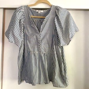 MADEWELL SIZE M button down popover tunic.